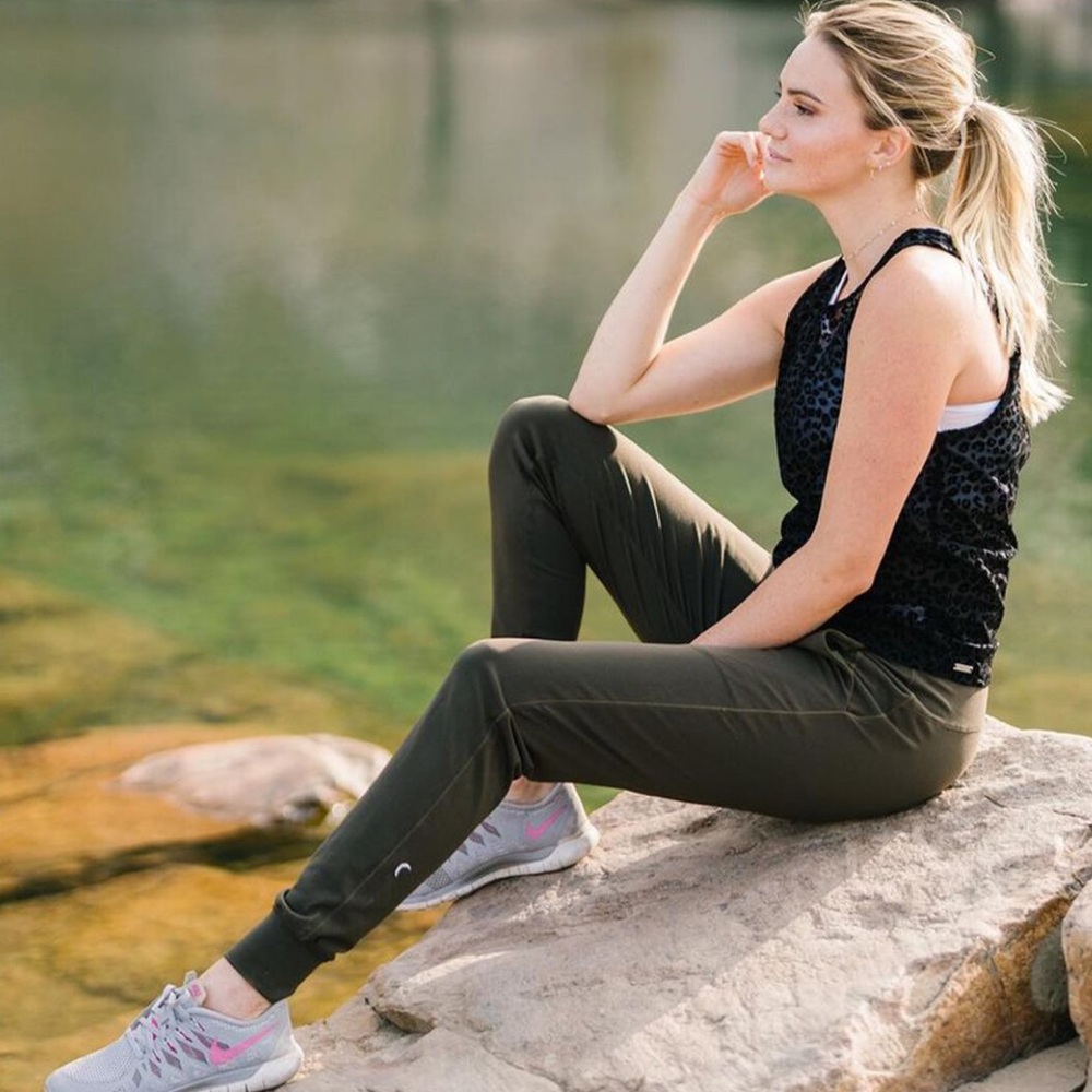 Zyia Olive Green Ascend Joggers